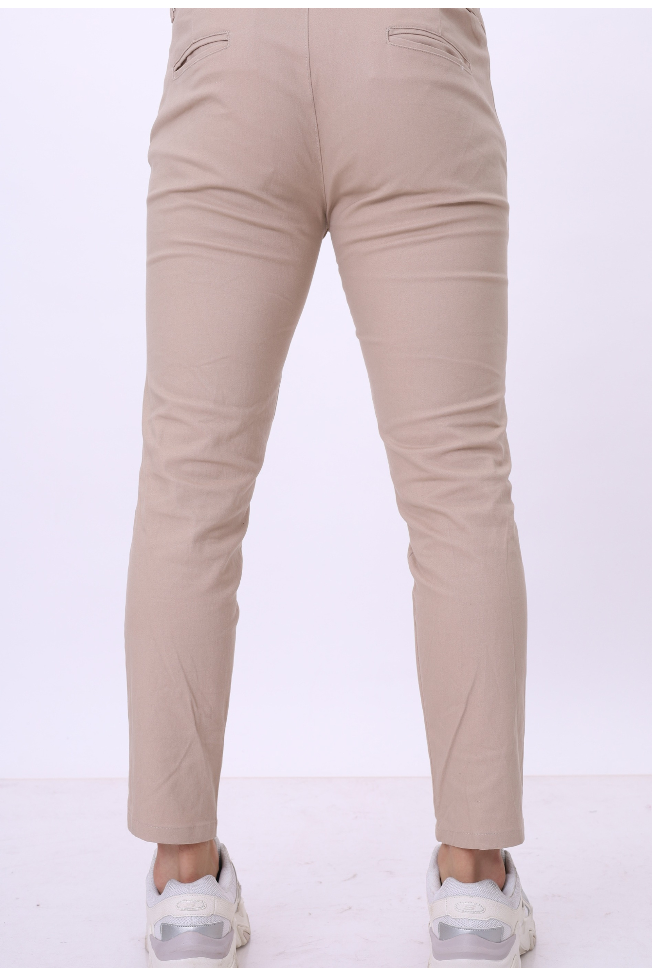 pantalón JERAOUS de drill strech Beige