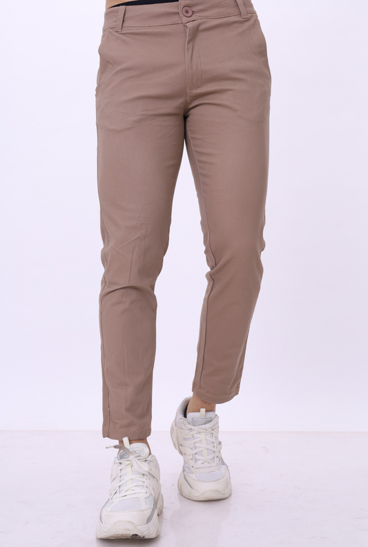 pantalón JERAOUS de drill strech Taupe