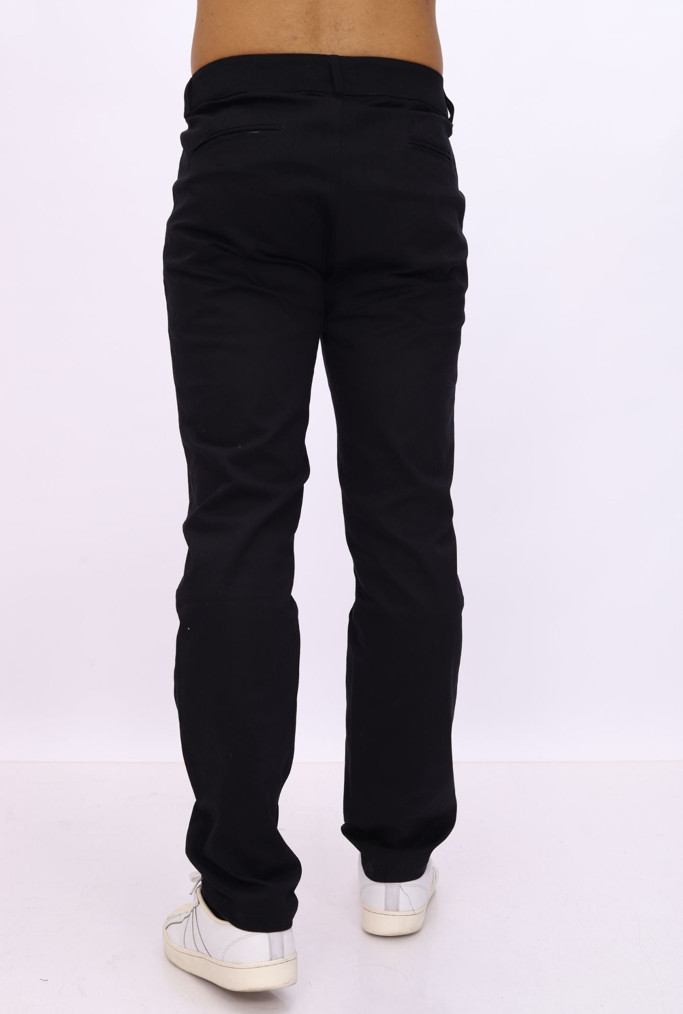 pantalón JERAOUS de hombre regular drill Negro