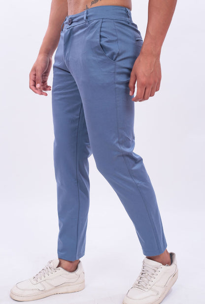 PANTALOM JERAOUS DRILL STRECH Celeste Acero