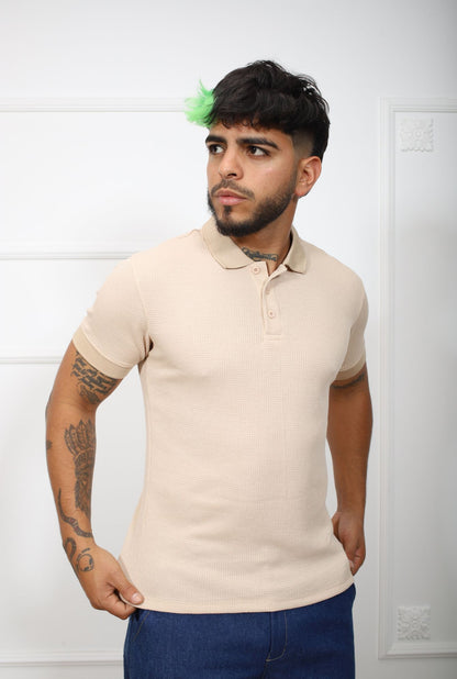 POLO C/CAMISA WAFER JERAOUS MANGA CORTA