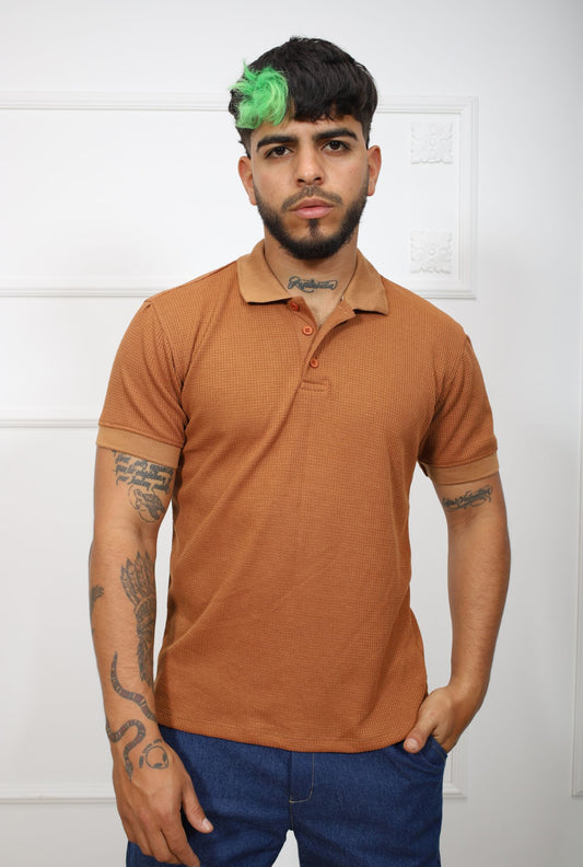 POLO C/CAMISA WAFER JERAOUS MANGA CORTA