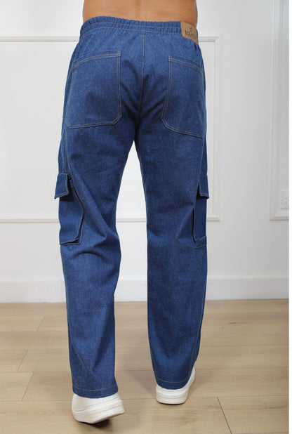 PANTALON JEANS CARGO JERAOUS BAGGY