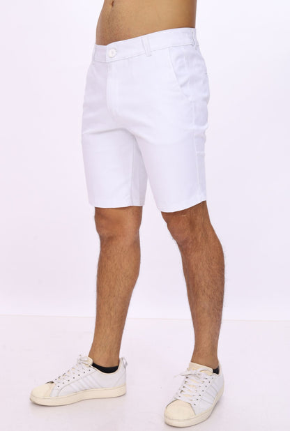 BERMUDA DRILL JERAOUS DE HOMBRE Blanco