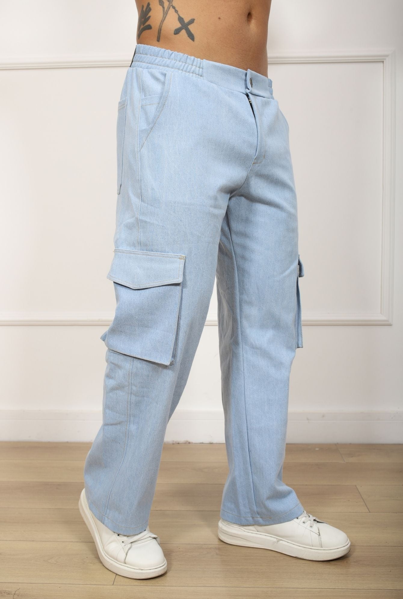 PANTALON JEANS CARGO JERAOUS BAGGY