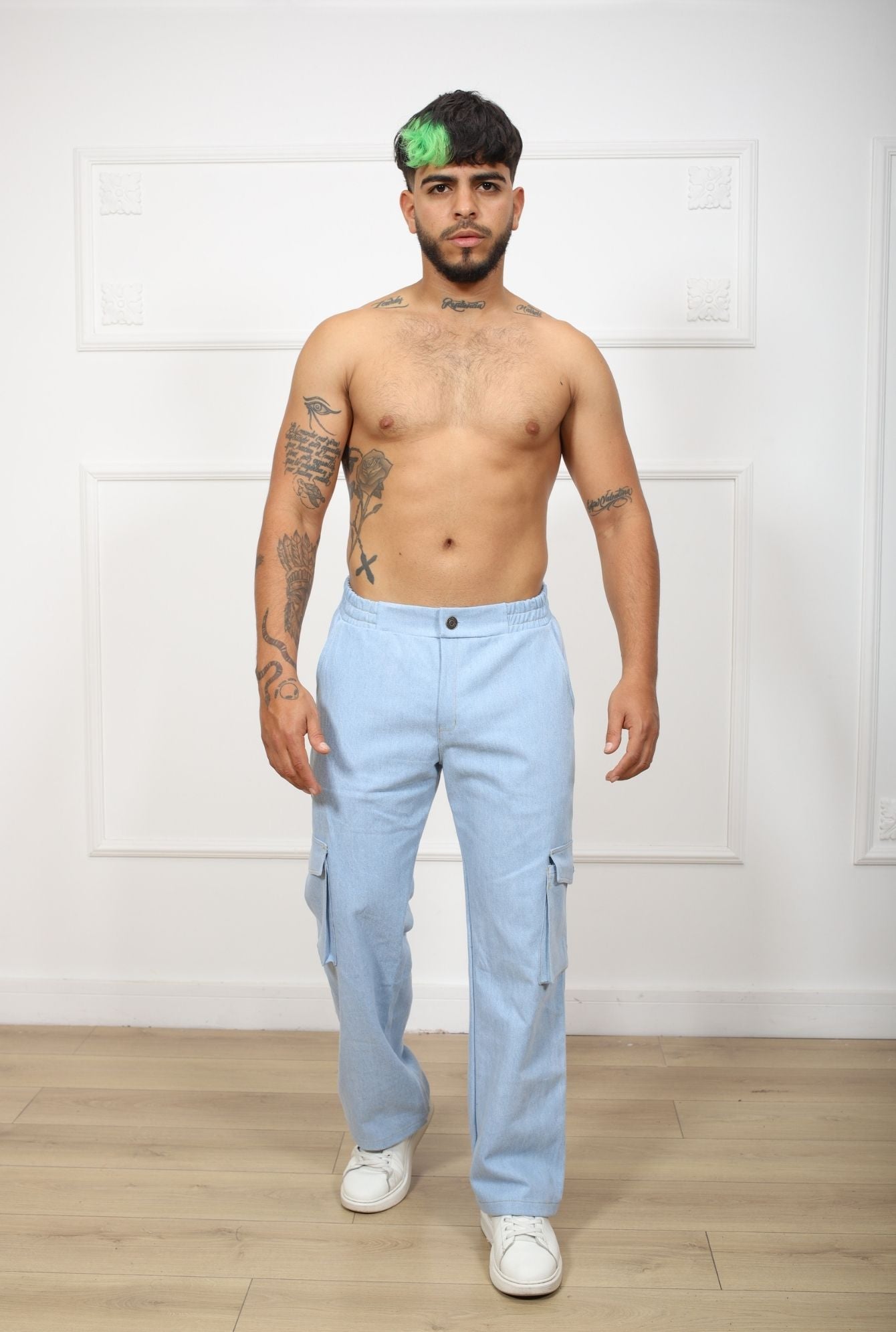 PANTALON JEANS CARGO JERAOUS BAGGY