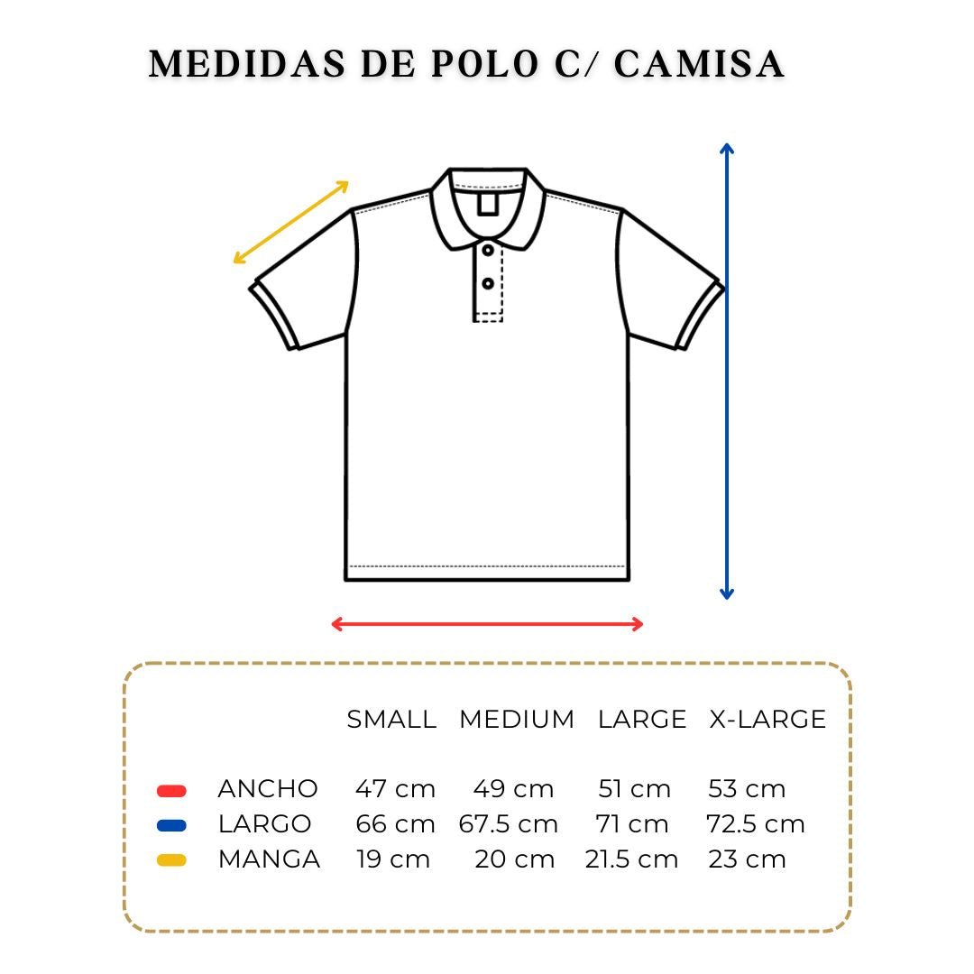 POLO C/CAMISA WAFER JERAOUS MANGA CORTA