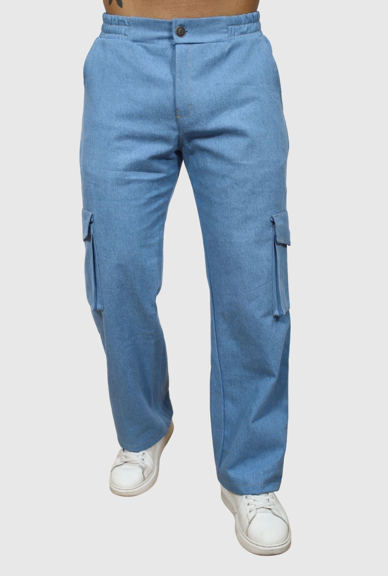 PANTALON JEANS CARGO JERAOUS BAGGY